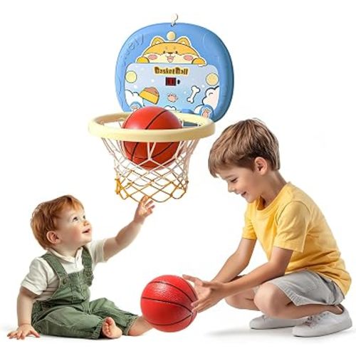 Toddler Baby Mini Basketball Hoop Indoor for Toddlers Kids Boys Room,Baby & Boy Toys 3 4 5 6 Years Old Birthday for 3 4 5 6 Year Old Boys