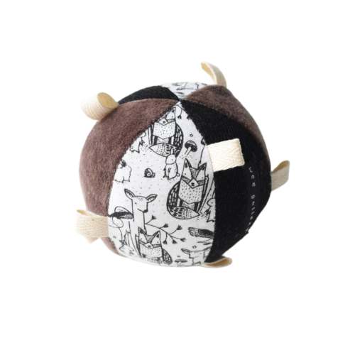 Taggy Ball with Rattle - Woodland by Wee Gallery – Pacifier Kids Boutique