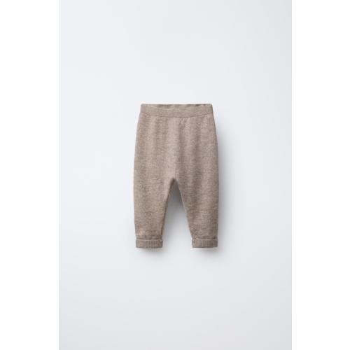 WOOL AND CASHMERE BLEND HAMMER PANTS - Tan marl | ZARA United States