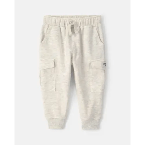 Baby Boy French Terry Cargo Knit Joggers - Grey - OshKosh B'gosh | Carter's