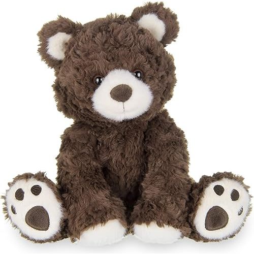 Bearington Clancy Teddy Bear Stuffed Animal 10.5" - Soft and Cuddly Stuffed Bear Plush with Weighted Bean Bag Bottom - Adorable Soft Teddy Bears Gift for Kids, Adults, and Plush Collectors