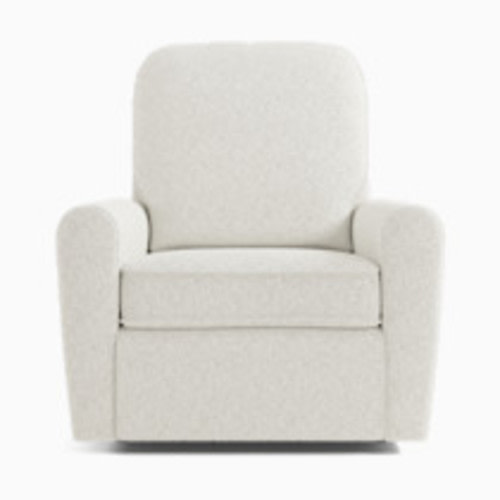 Storkcraft Amalfi Deluxe Power Recliner Swivel Glider - Ivory Boucle