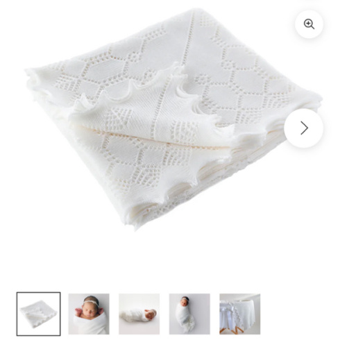 Elegant Soft Wool Baby Shawl | G.H.Hurt & Son