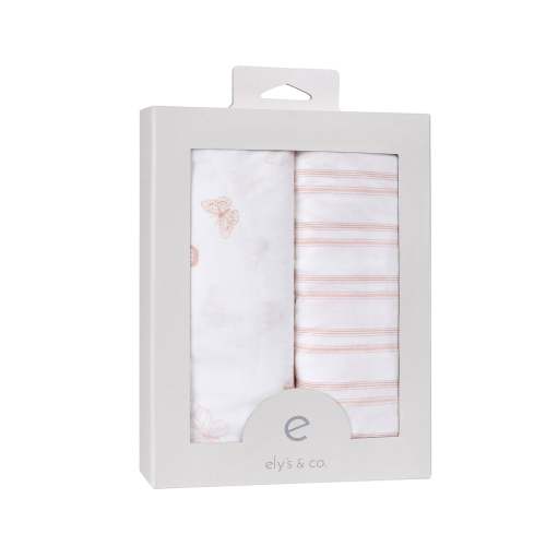 Ely's & Co. Cotton Bassinet Sheet - 2 Pack
