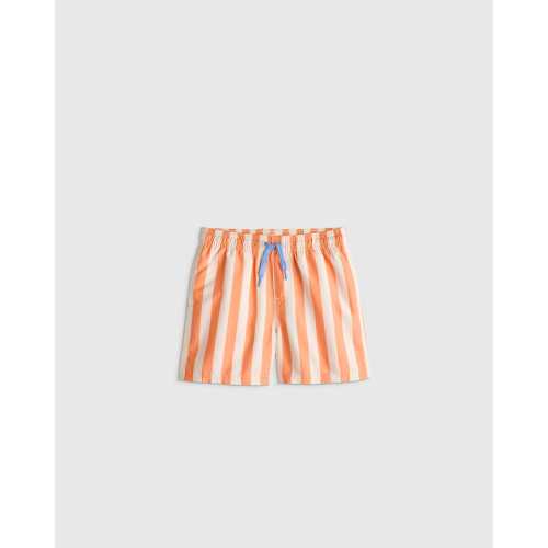 Swim Trunk - Baby in Orange Beach Stripe