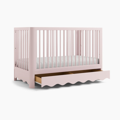 Storkcraft Casablanca Deluxe 5-in-1 Convertible Crib with Drawer - Blush
