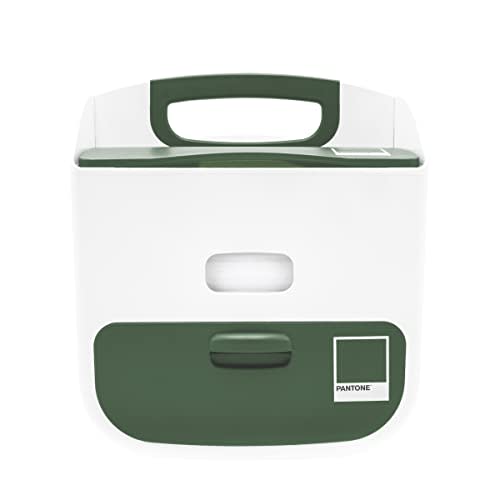Ubbi Portable Diaper Changing Station Diaper Storage Caddy Organizer, Stores Baby Diapers, Wipes & Baby Accessories, Pantone Green