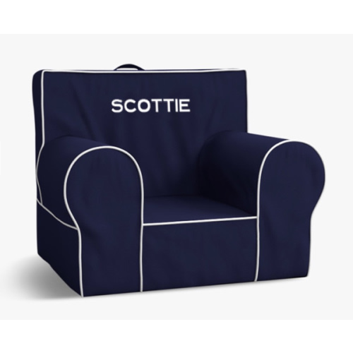Anywhere Chair®, Navy with White Piping