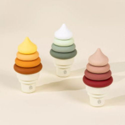 Coco Village 3 Sets of Silicone Stackable Ice Cream Cones