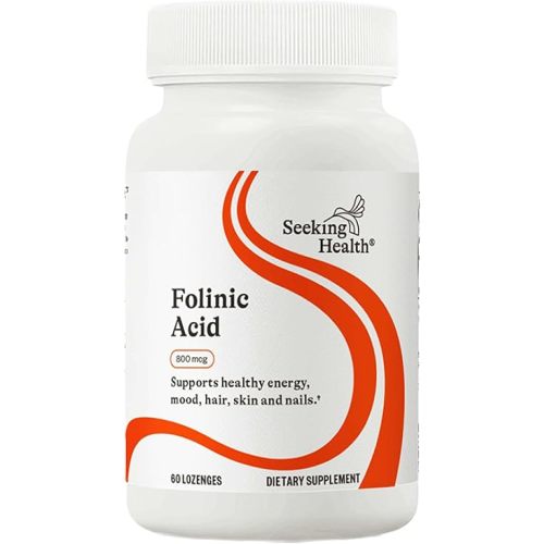 Folinic Acid Dietary Supplement 800 mcg, 60 tablets - Seeking Health