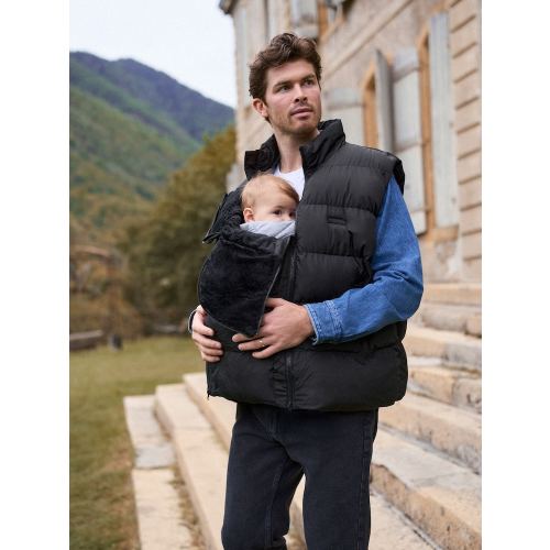 Buy Seraphine Black Mens Babywearing Gilet from Next USA