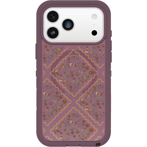 OtterBox iPhone 17 Pro Max Defender Series Pro XT Clear Case - Dusk Reverie - Purple - Tough, Rugged & Durable iPhone Case, Snaps on MagSafe