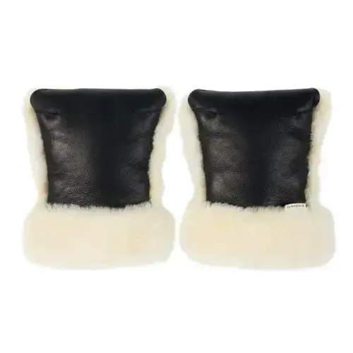 BINIBAMBA - Lambskin stroller mittens - Milk | Smallable