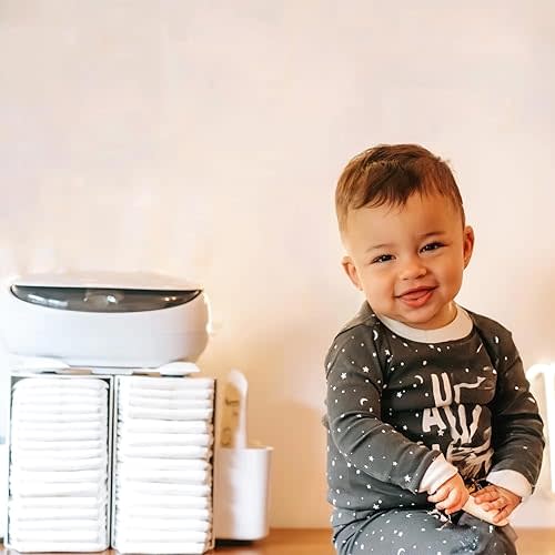 Prince Lionheart 2-in-1 Diaper Caddy - Modular Diaper Depot Organizer for Holding All Nursery Essentials – Versatile Storage for Diapers, Creams, Wipes, and More
