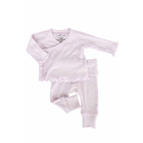 2pc Waffle Crossover Top & Bottom | Barely Orchid