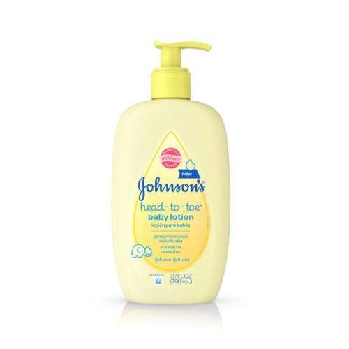 Johnson's Head-To-Toe Baby Lotion for Delicate Skin, 27 fl oz