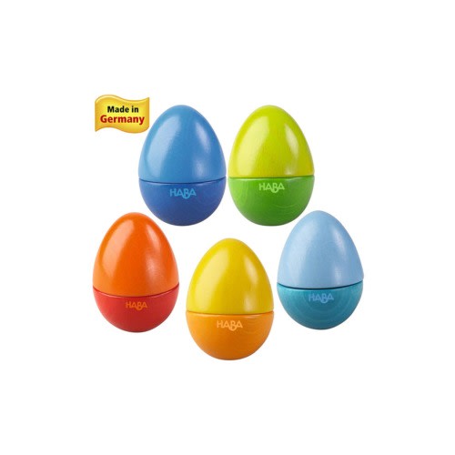 Fun with Sounds Wooden Eggs Montessori Toys, One Size
