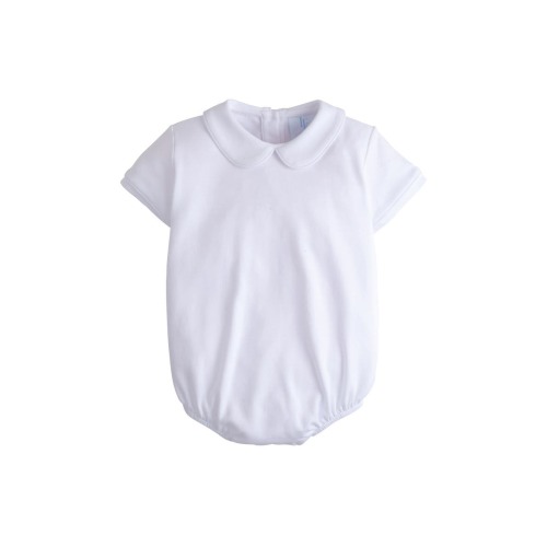 White Piped Peter Pan Bubble, 9M
