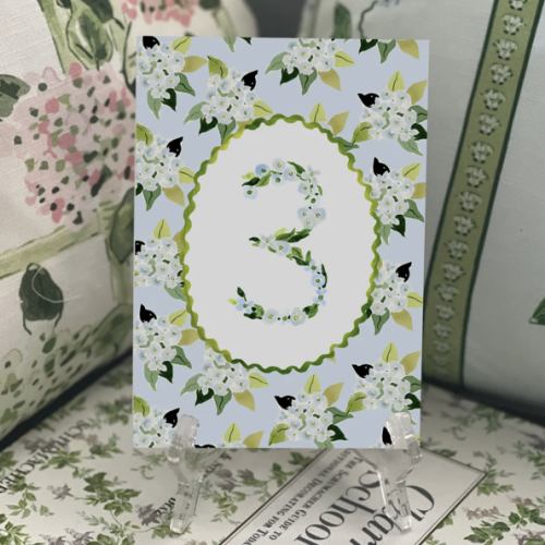 Baby Milestone Cards: Flower Set