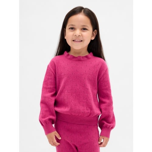 Baby & Toddler CashSoft Pointelle Sweater