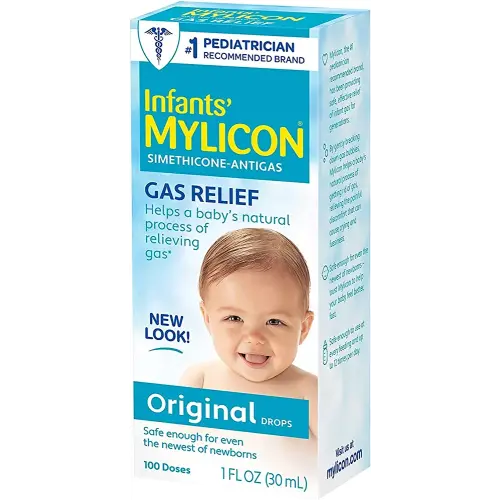 Mylicon Infant Gas Relief Drops Original Formula 1 oz (2 Pack)