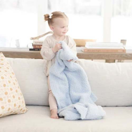 Bamboni Receiving Blanket - Light Blue