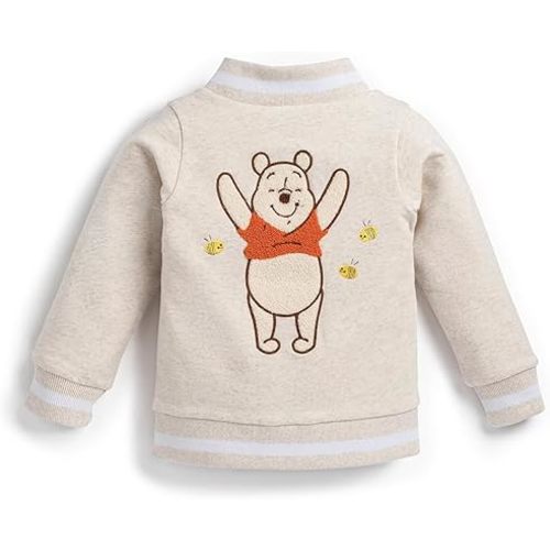 monica + andy Bomber Jacket, 100% Organic Cotton Clothes for Boys and Girls, Sizes For Kids, Toddler & Baby