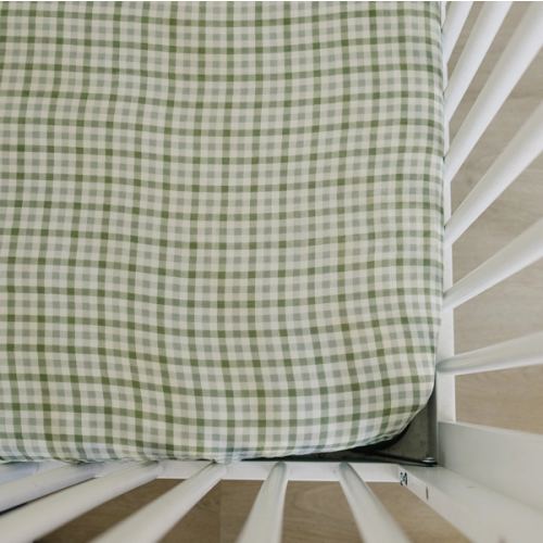 Green Gingham Sheet Set