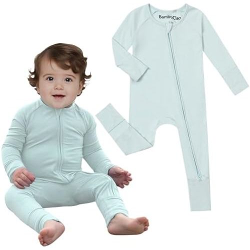 0-3 Month Convertible Baby Pajamas, Viscose from Bamboo