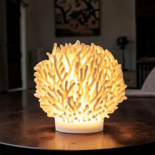 12 in. Coral Lamp