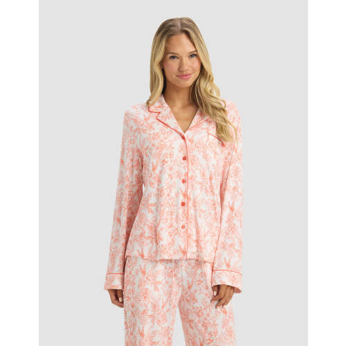 Women's Bamboo Stretch-Knit Long Sleeve Pajama Top
