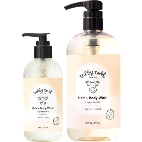 TUBBY TODD Hair + Body Wash, Baby Shampoo and Body Wash