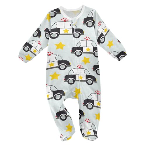 Mazeann Baby Sleepers Newborn Baby One-Piece Footies for Girl Boy