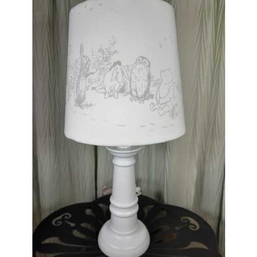Classic Winnie the Pooh Nursery accent baby lamp, Pooh baby nursery lamp, Pooh Piglet , baby boy girl gift / lamp, Pooh woodland table lamp