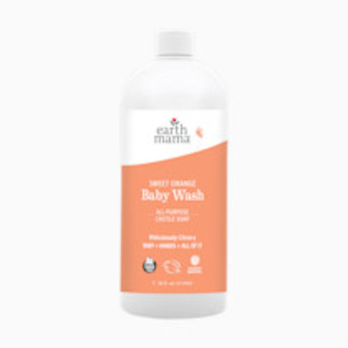 Earth Mama Baby Wash - Sweet Orange, 34 Fl Oz