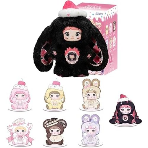 Nommi v7 Sweet Bite Series Plush Blind Box 1PC (1 of 7 Possible Styles) Cute Figures Collectible Toys Birthday Gifts (1PC BlindBox)
