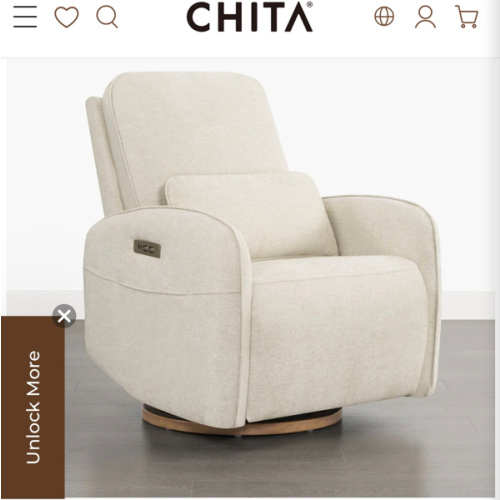 Errol Power Swivel Nursery Glider Recliner