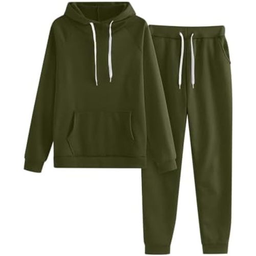 Womens Track Suits 2 Piece Set Joggers Outfits Lounge Hoodie Sweatsuit Plus Size Fall Fashion Clothes Pants Tracksuit