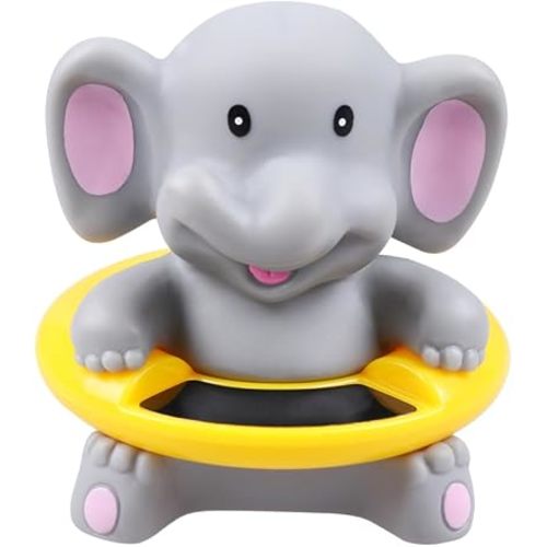 Baby Bath Water Thermometer, Floating Elephant Temp Gauge for Tub