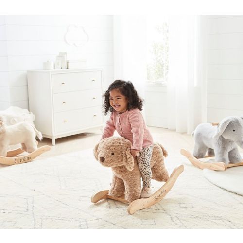 Labradoodle Plush Nursery Rocker