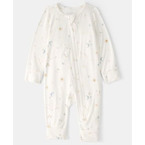 Baby Boys' or Baby Girls' Constellation 2-Way Zip Sleep and Play Pajama