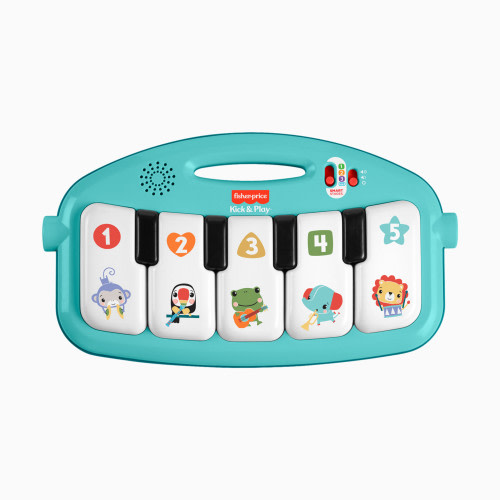 Fisher Price Glow and Grow Kick & Play Gym - Blue