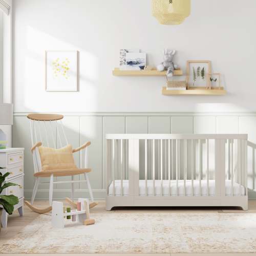 Newton Nest Convertible Crib - Warm White