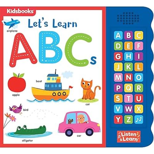Let’s Learn ABCs – Interactive Toddler Sound Book with 27 Buttons | Tracing, Alphabet Song, Children's Board Book | Learn Letters & First Words | Fun Learning Activities for Boys & Girls Board book – Sound Book, June 2, 2020
