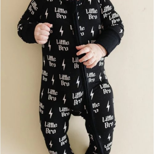 Bamboo Zip Romper | Little Bro