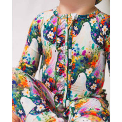 Boo-tiful Blooms Convertible Ruffle Romper