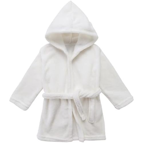 LOSORN ZPY Toddler Unisex Baby Robe Hooded Fleece Bathrobe and Towel for Kids 9-36 Month