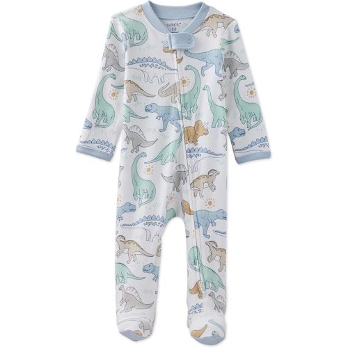 baby-boys Scout Sleep & Play 100% Organic Cotton Footed Zip Front Sleeper Pajamas for Baby Boys