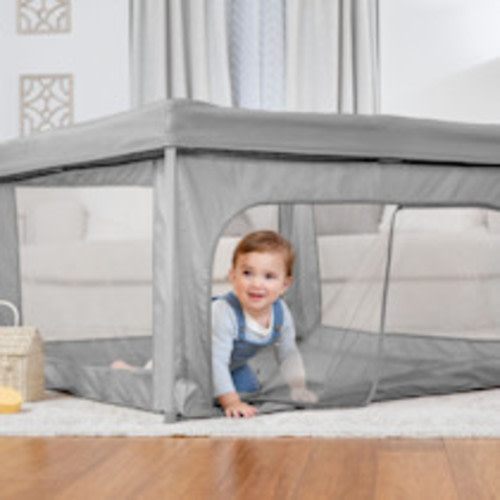 Baby Delight 50" Playport Playard - Gray