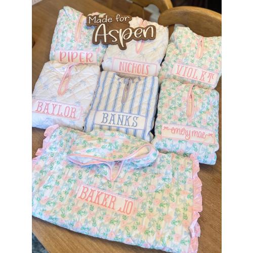 Personalized Quilted Hooded Towel: Monogrammed Kids Beach Towel